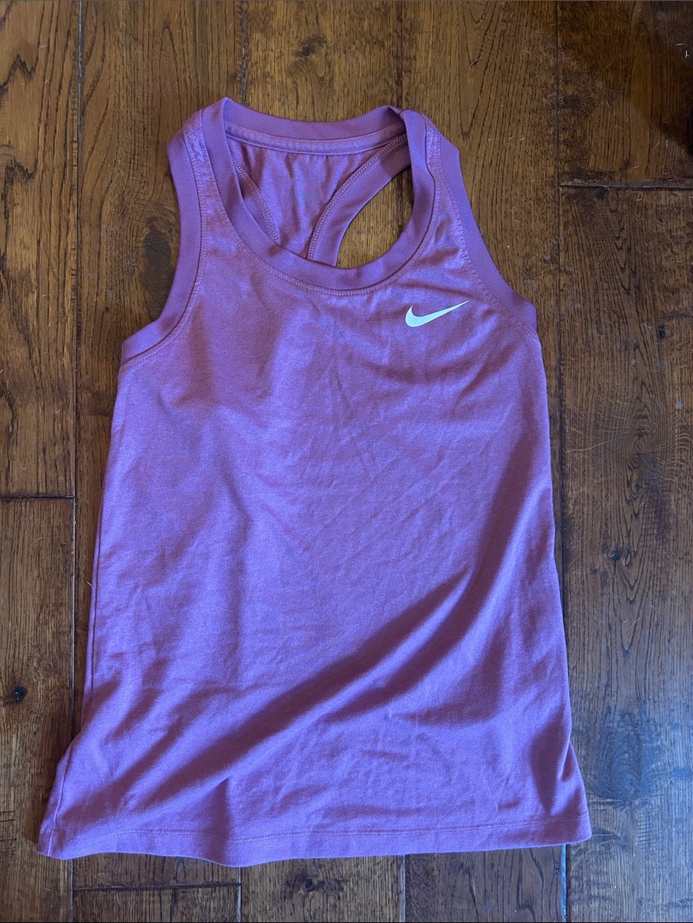 Nike orchid purple  Racerback Tank Top with White Swoosh